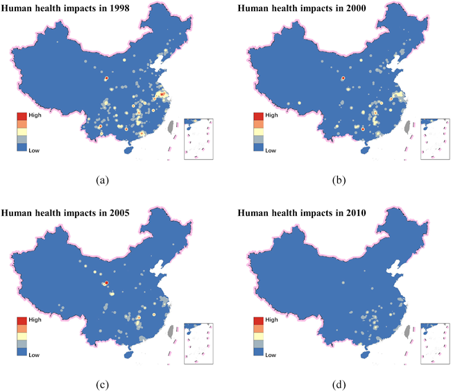 CGEED Research: Spatial-temporal analysis of selected industrial aquatic heavy metal pollution in China