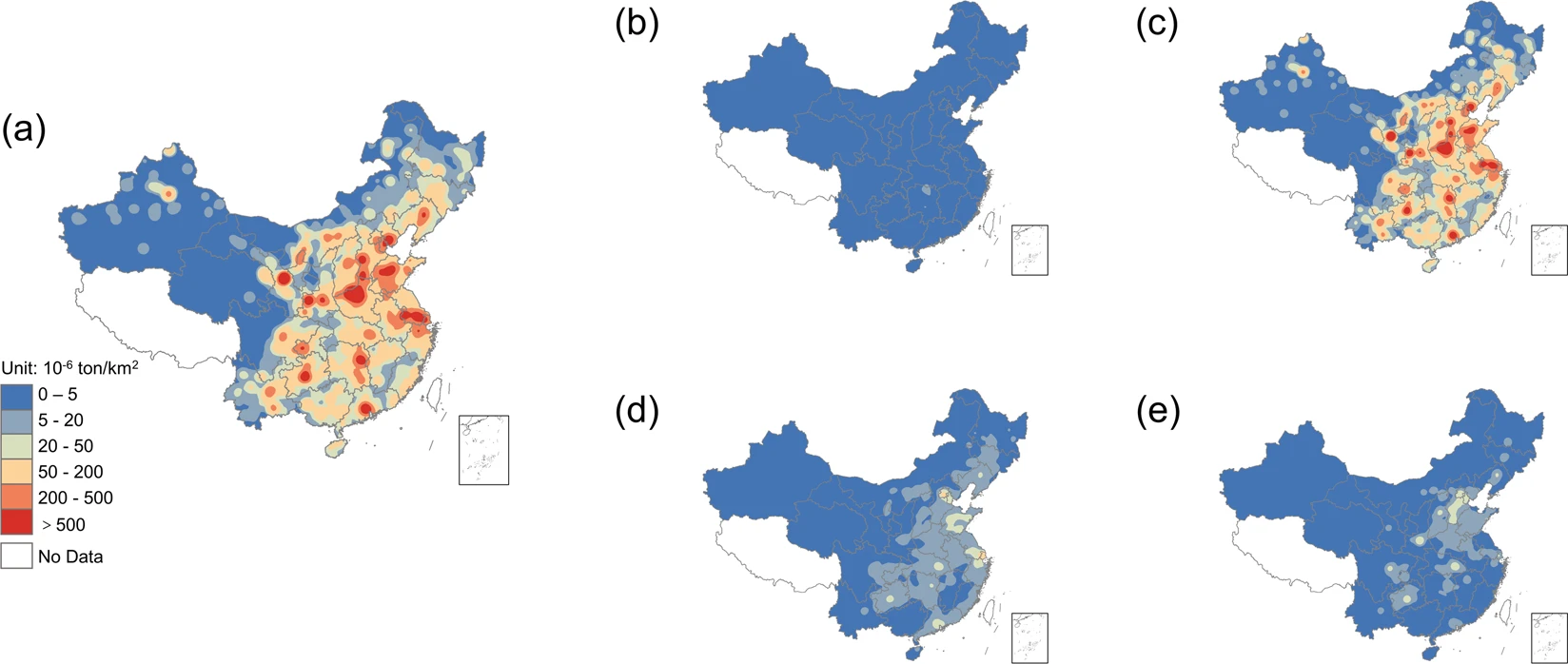 CGEED Research: A high spatial resolution dataset for anthropogenic atmospheric mercury emissions in China during 1998–2014